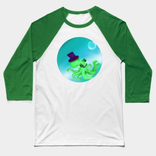 Gentle Octopus Baseball T-Shirt